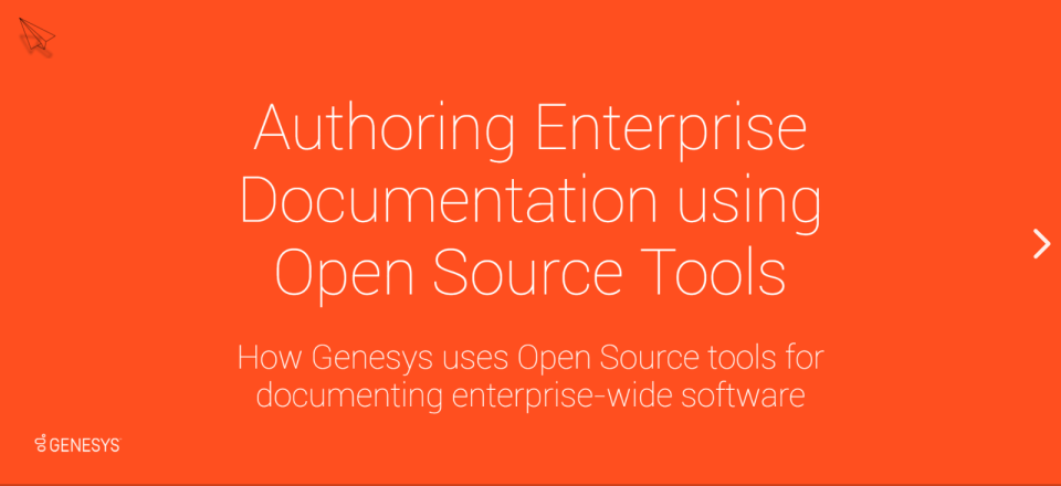 Enterprise Documentation using Open Source